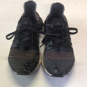 ADIDAS | Black Multi Primeknit Ultraboost 19J Running Shoes